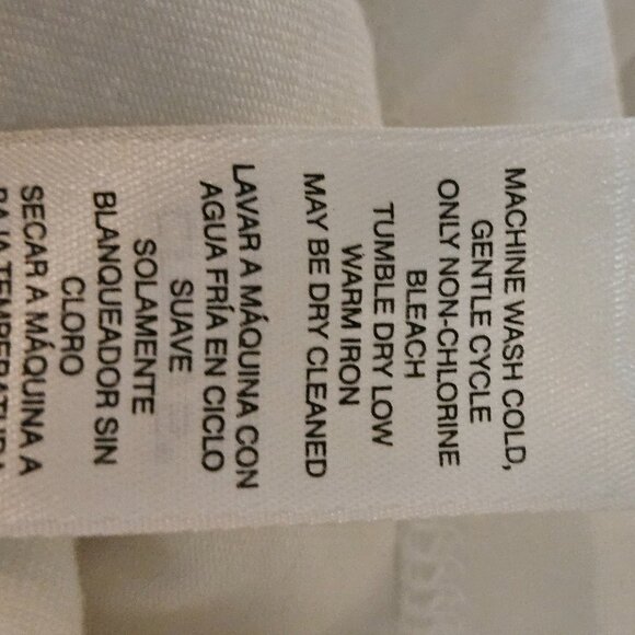 Easywear by Chico's Women's Flowy White Blouse Size 2 (Large/12) - Callout - Picture 7 of 10